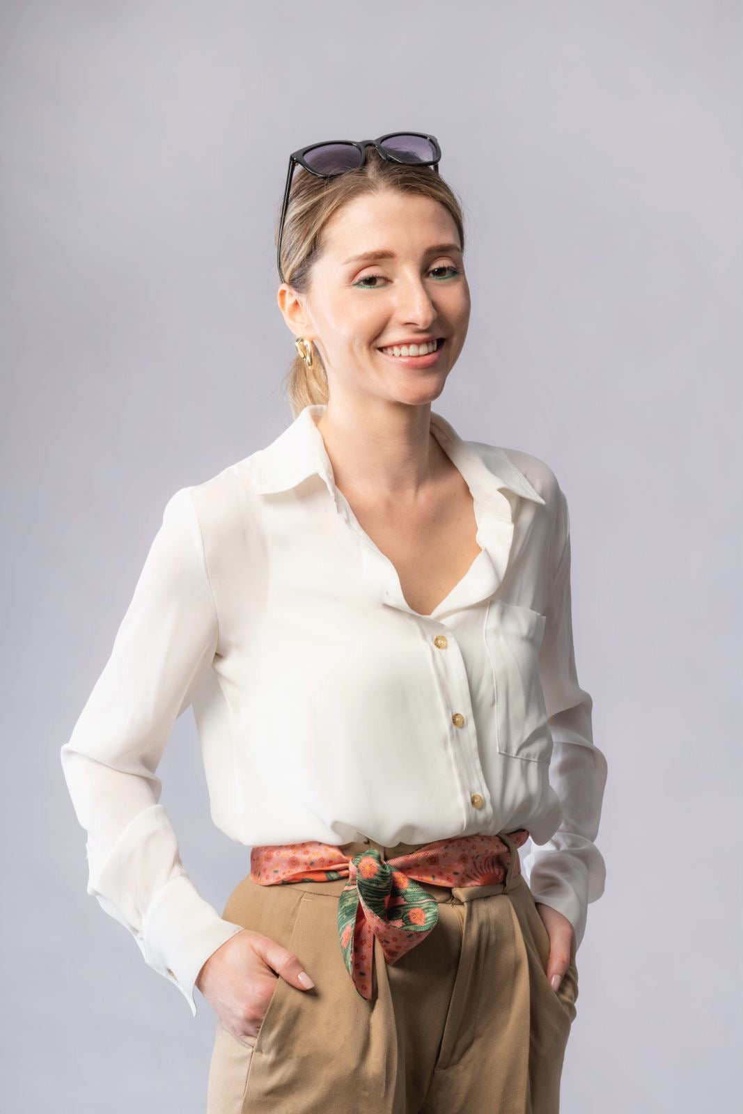 Positivity Collection - 100% Pure Silk Hair Ribbon | Neck Tie