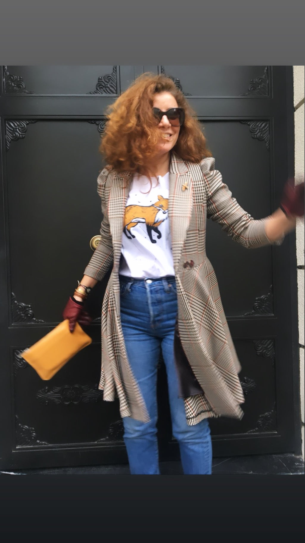 Hand-Drawn Fox T-Shirt