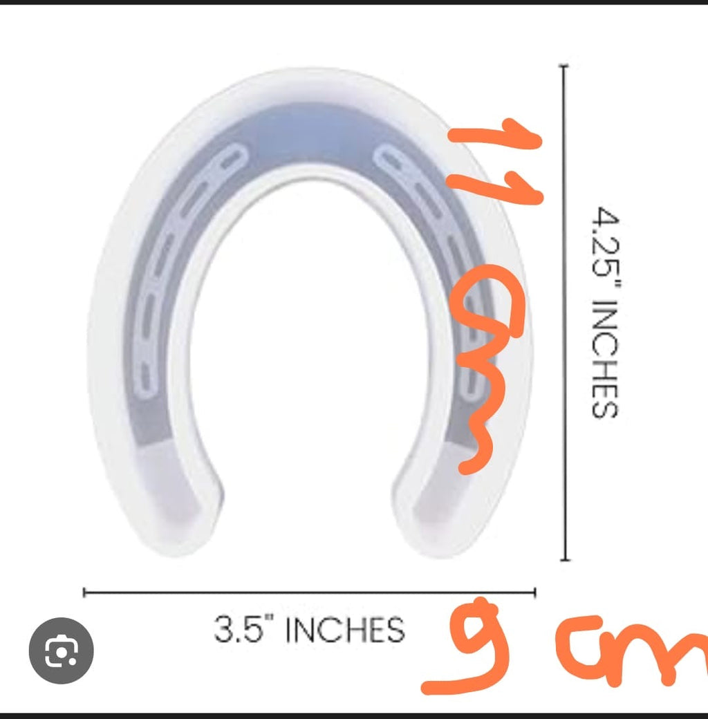 Handmade Red Leather Horseshoe Bag Charm - Lucky Charm Accessory