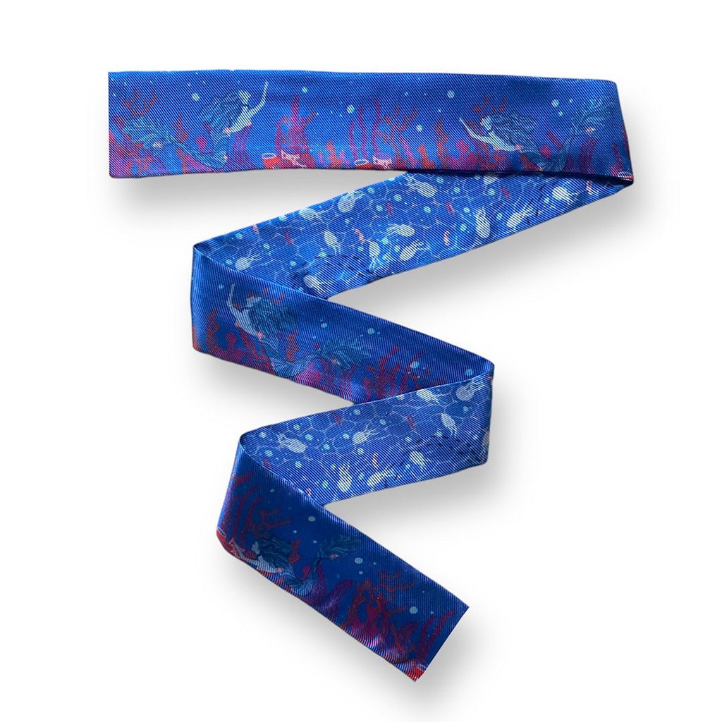 Discovery Collection - 100% Pure Silk Hair Ribbon | Neck Tie