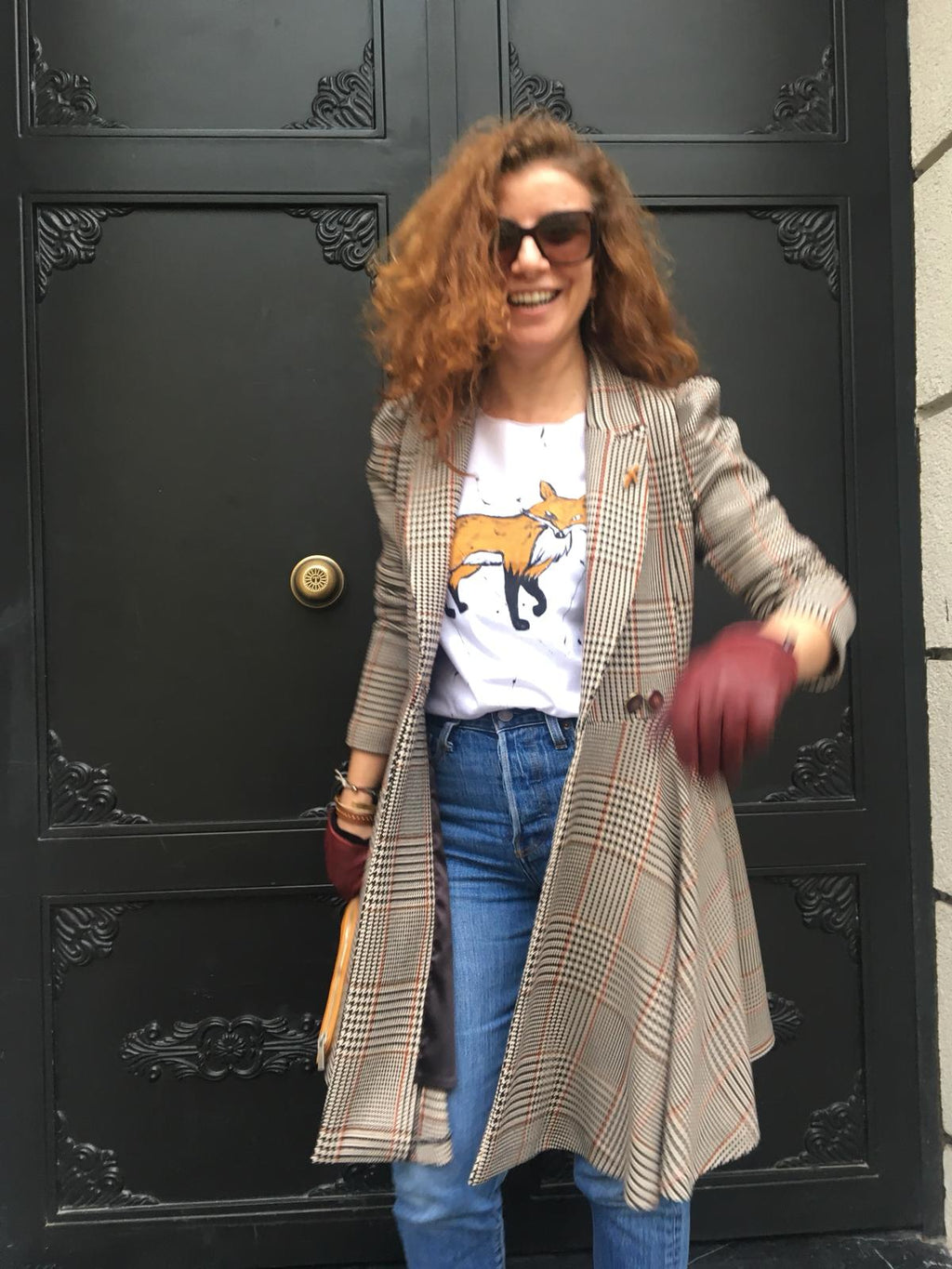 Hand-Drawn Fox T-Shirt