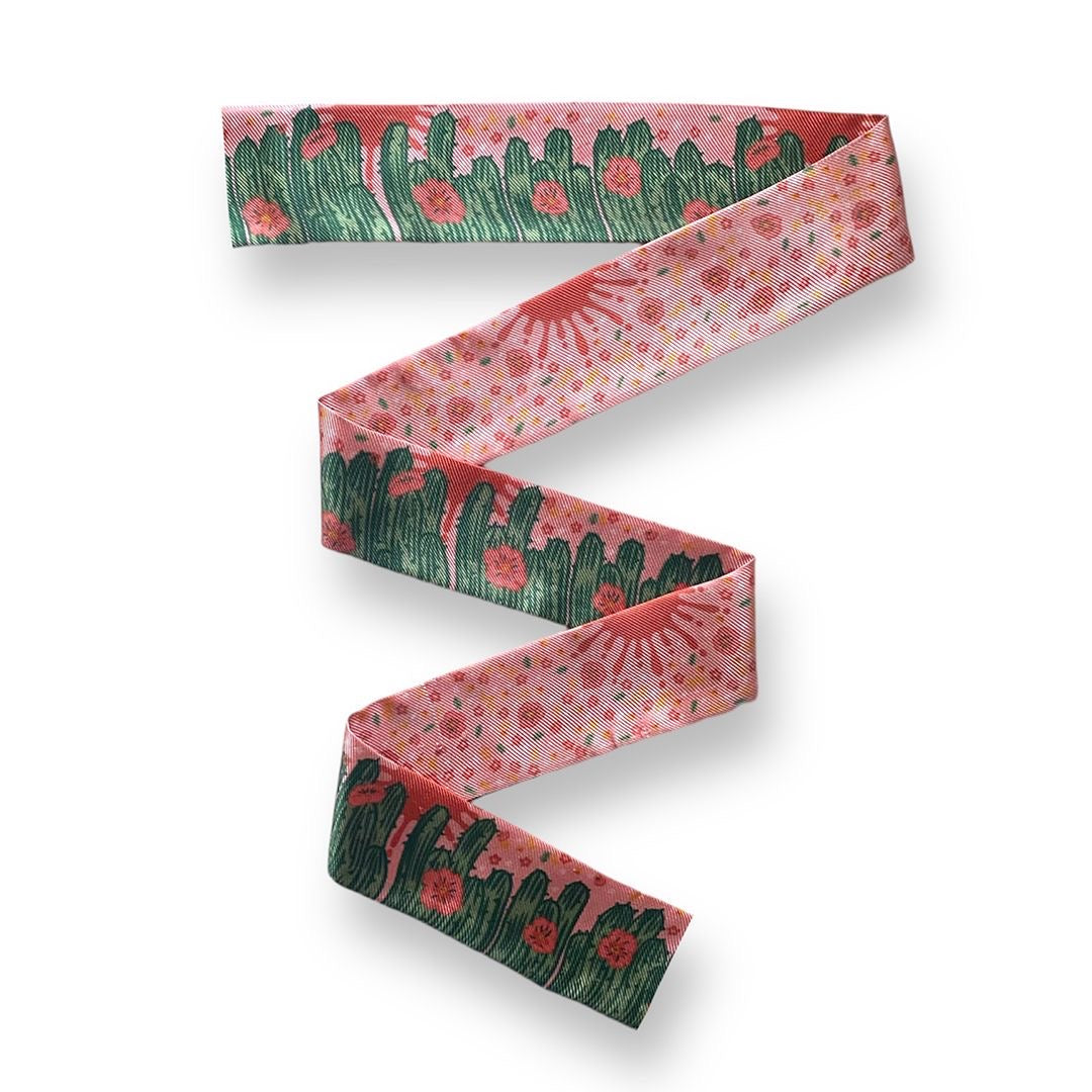 Positivity Collection - 100% Pure Silk Hair Ribbon | Neck Tie