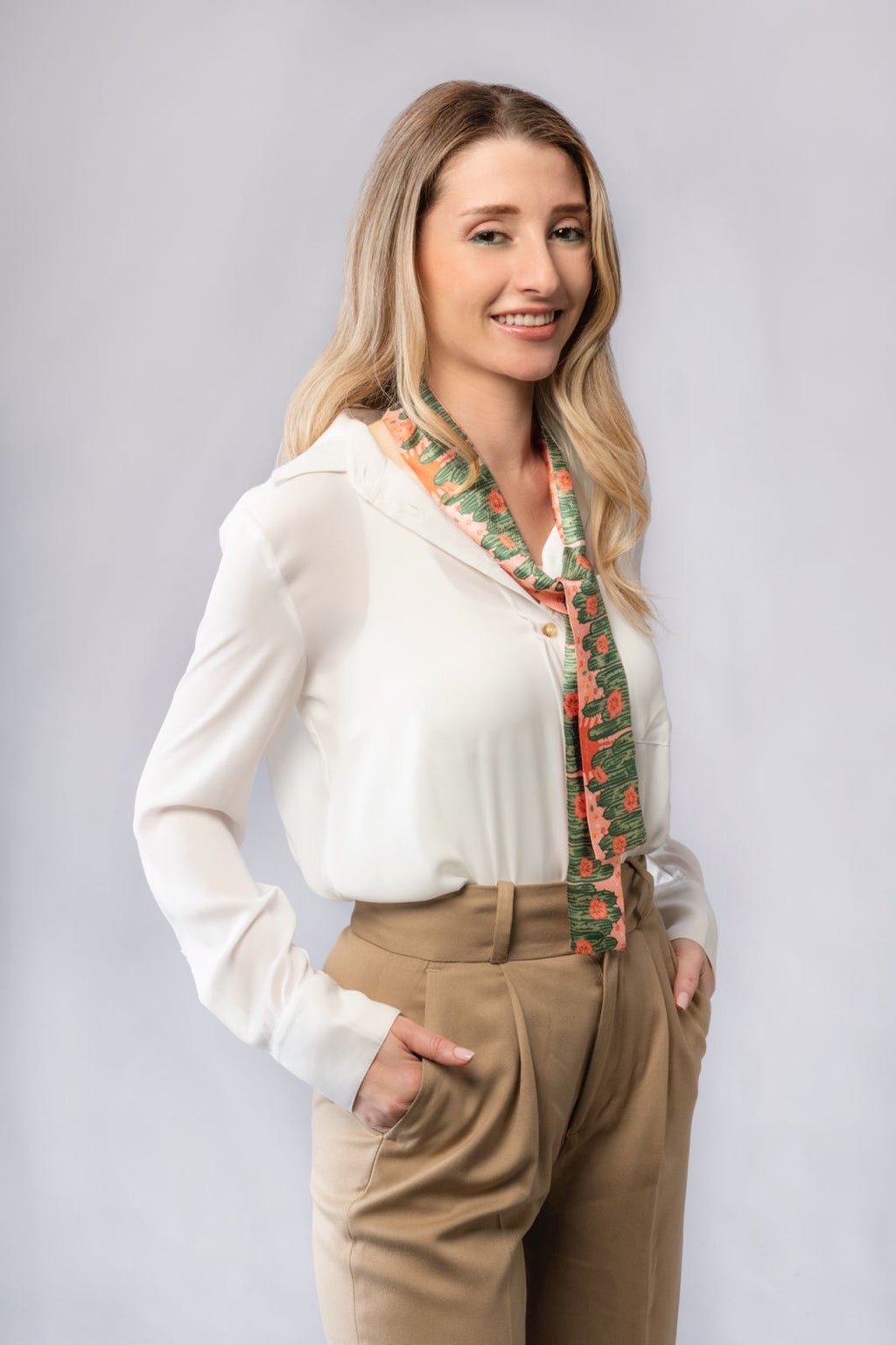 Positivity Collection - 100% Pure Silk Hair Ribbon | Neck Tie