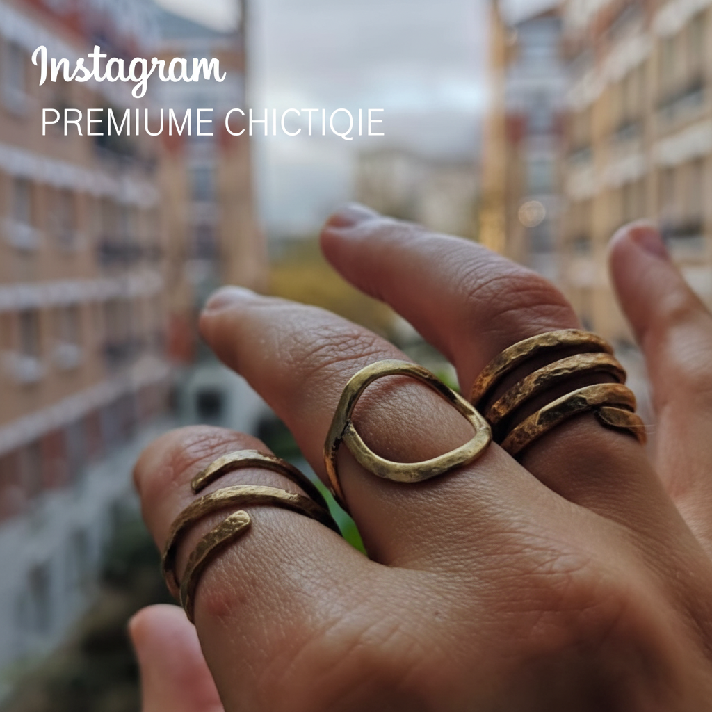 Handmade Gold-Plated Bronze Rings
