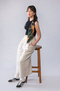 Harmony Collection Silk Scarf | Bandana - Forest Animals Print