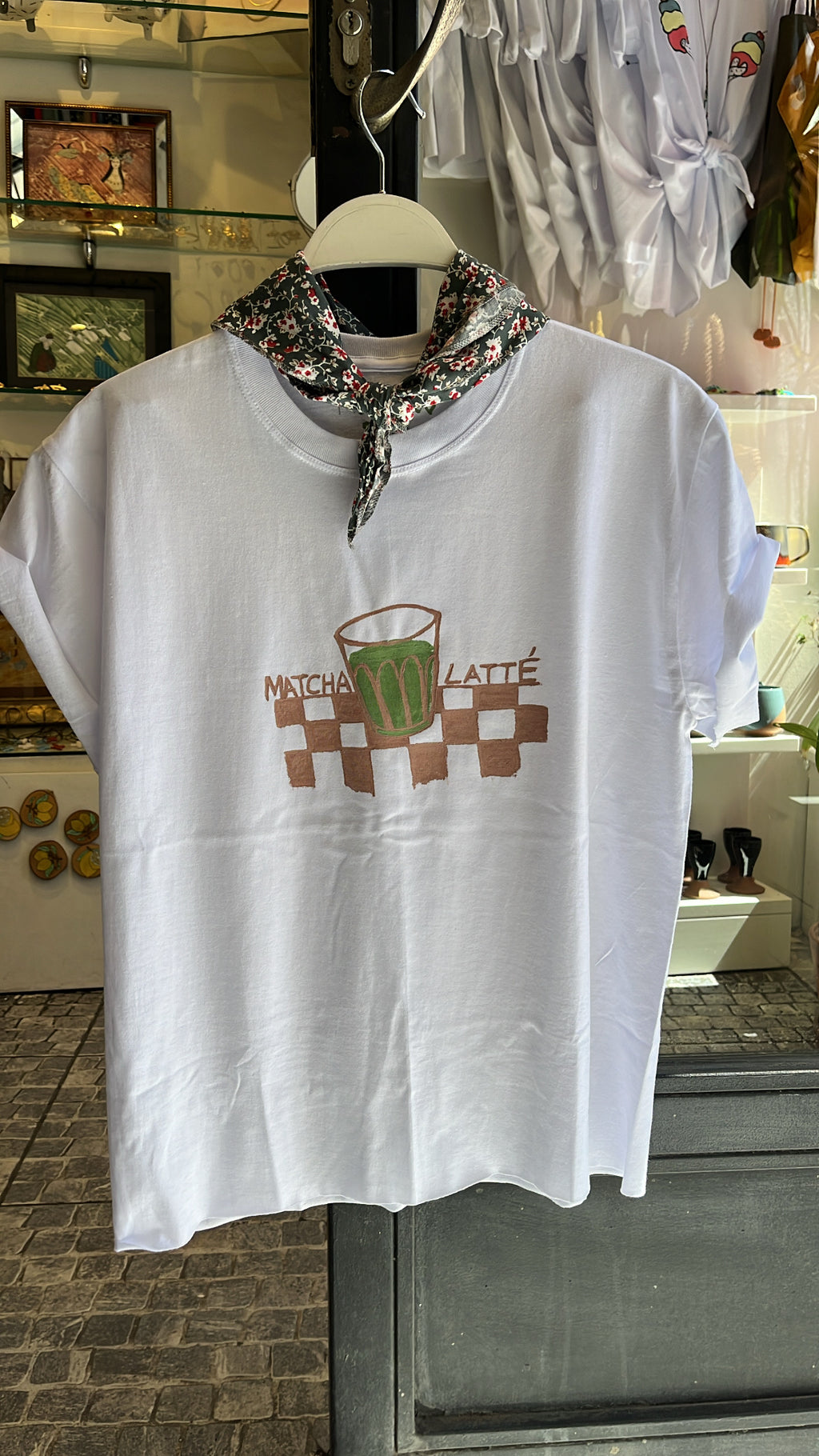 Matcha Latte Hand-Drawn T-Shirt