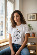 Dali Portre Tişört - Kadın Manken