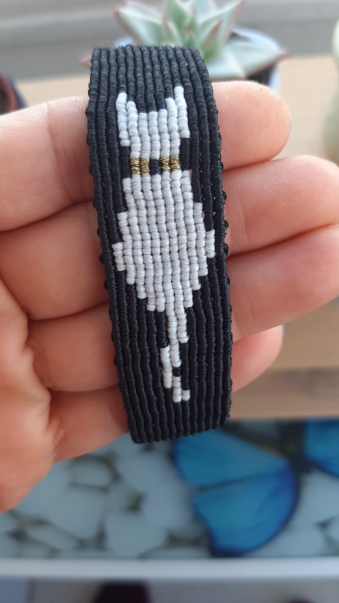 Handmade Adjustable Cat Bracelet - Waterproof Waxed Cord