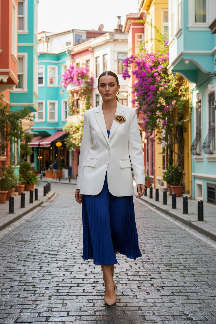 Evil Eye Brooch Street Style