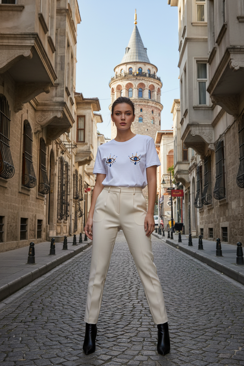 Evil Eye T-Shirt Galata Vintage