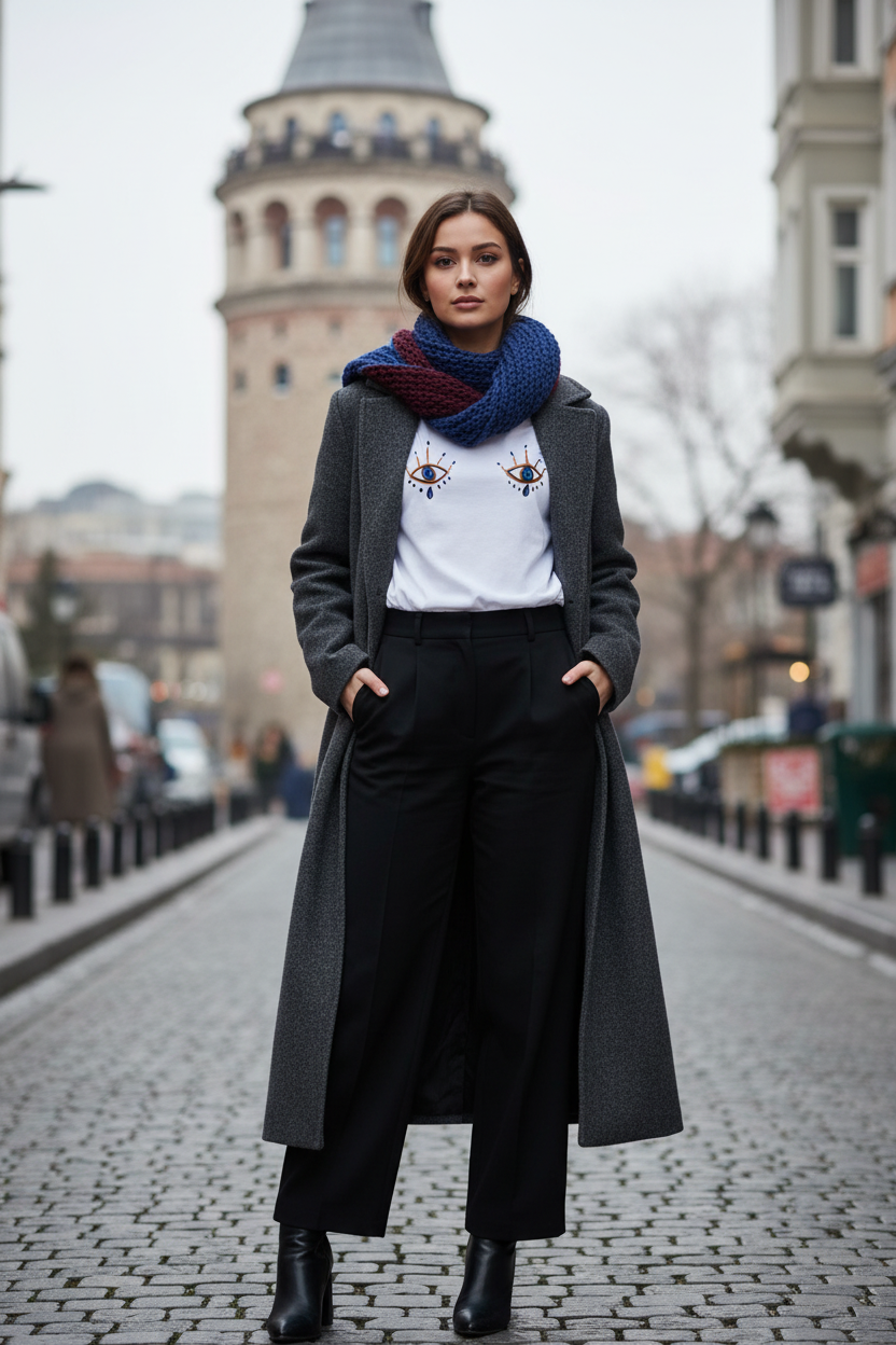 Evil Eye T-Shirt Winter Galata
