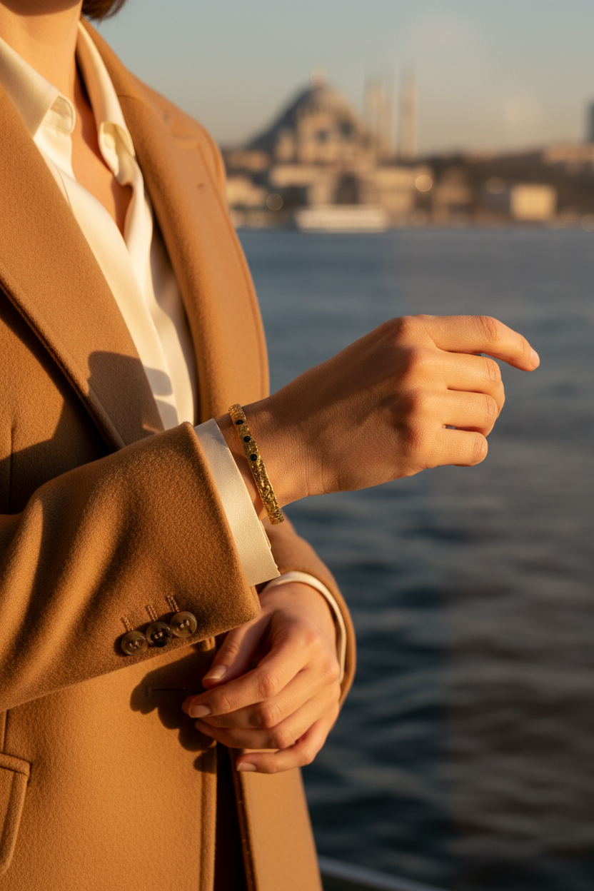 Gold Bracelet Editorial 4