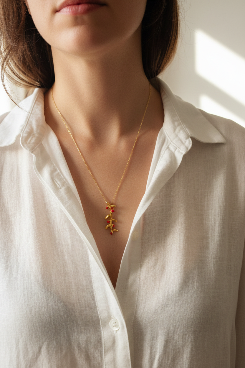 Küçük Dal Kolye - Indoor