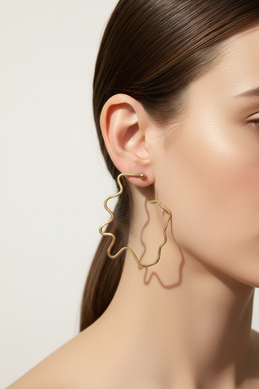 Küpe Kulakta - Yan Profil