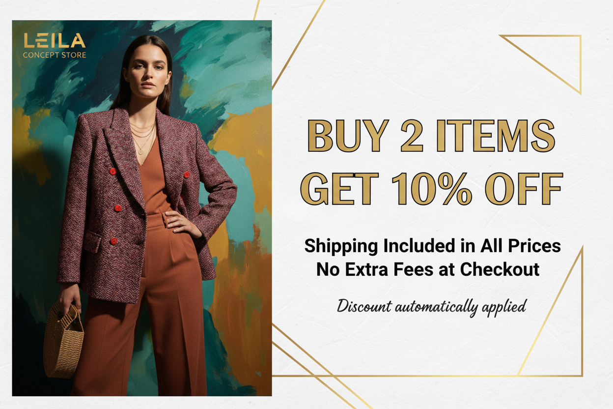 LEILA Concept Store Banner - Shipping Included in Price