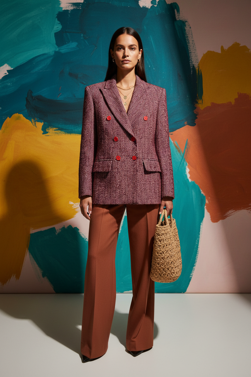 Pink Tweed Blazer Closed