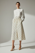 Polka Dot Skirt - Front Full Length