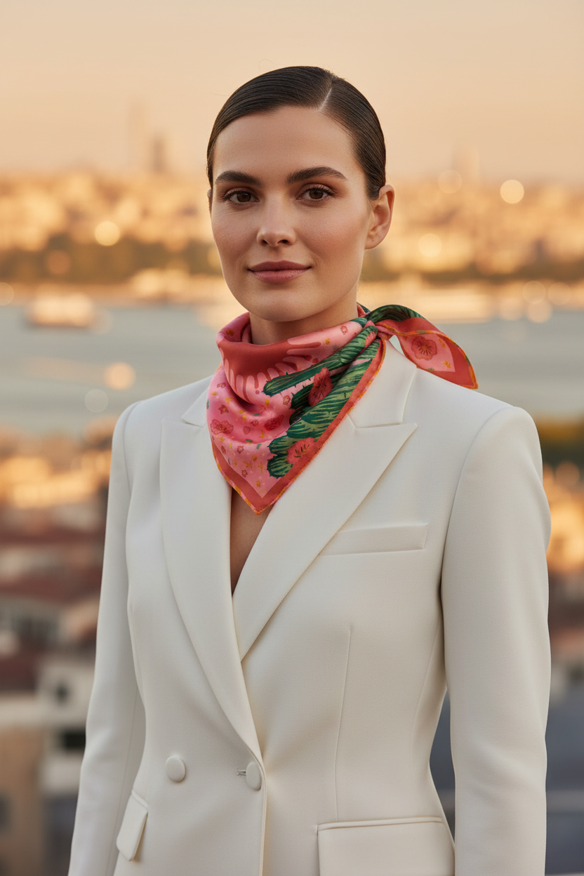 Positivity Cactus Scarf - Neck Style