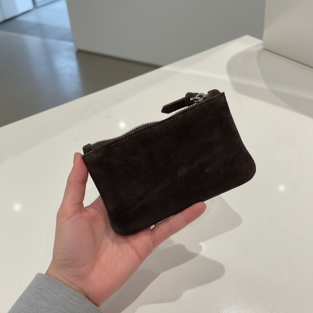 Premium Suede Wallet Studio Shot