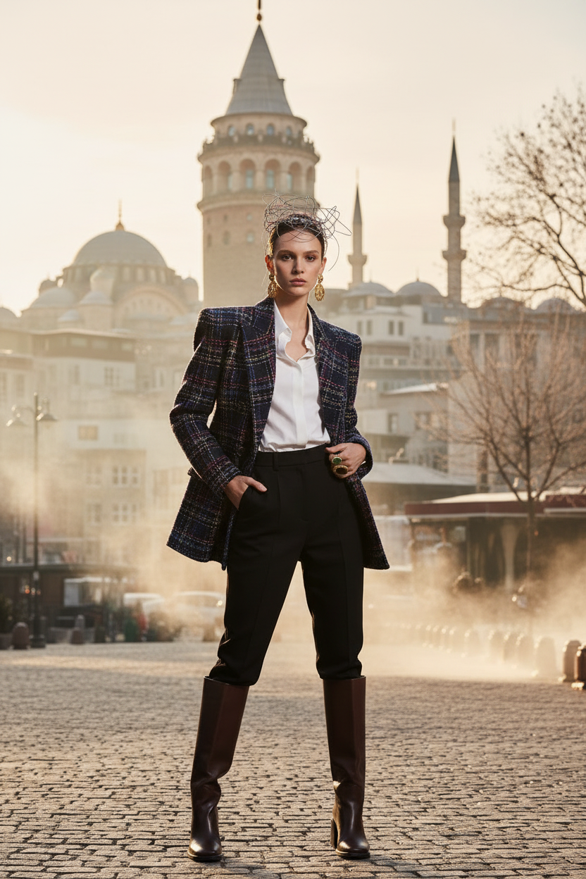 Premium Tweed Blazer Winter