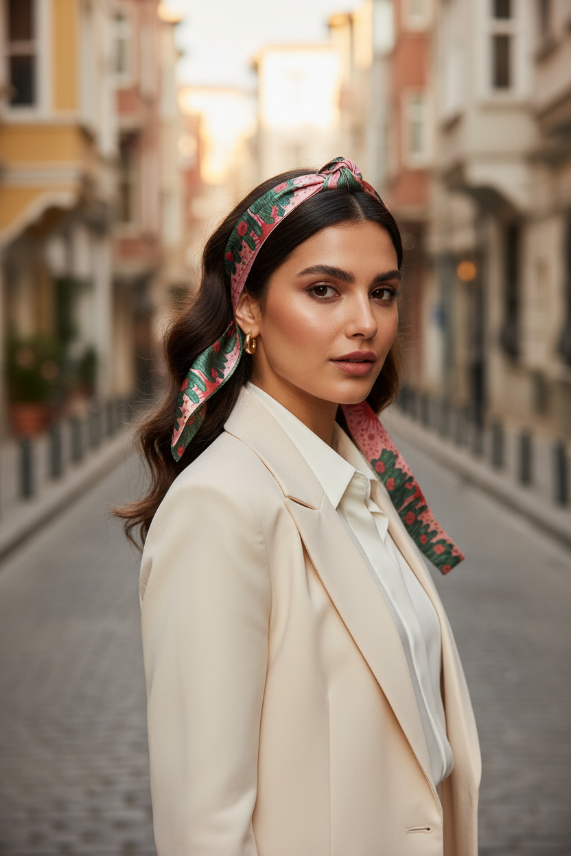 Silk Hair Ribbon Headband