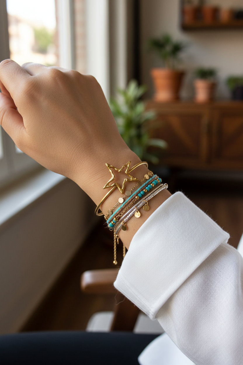 Yıldız Bilezik - Layered